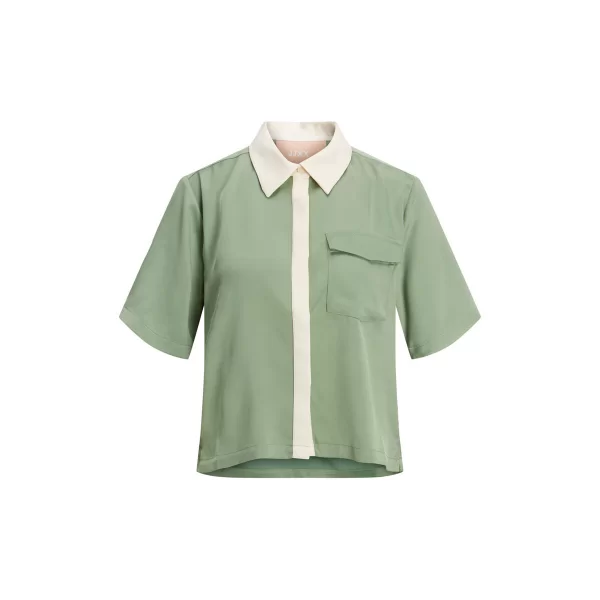 Πουκάμισα JJXX JXLARK SATIN SHORTSLEEVE SHIRT WOMEN