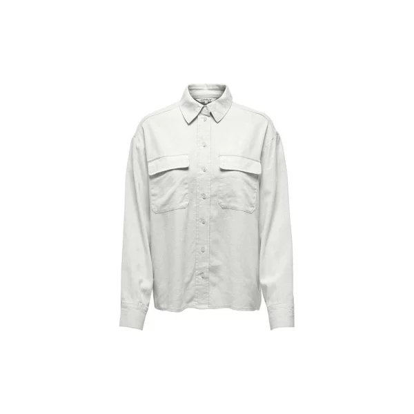 Πουκάμισα Only ONLCARO LINEN OVERSIZED FIT SHIRT WOMEN