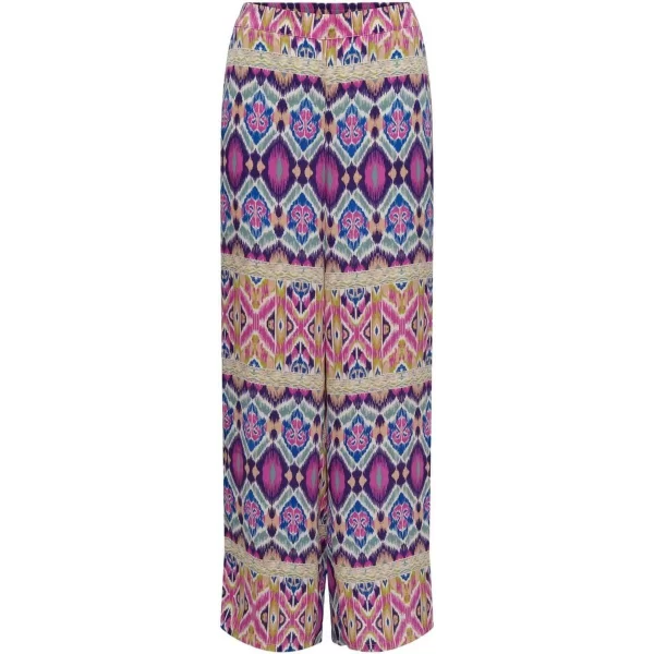 Παντελόνα Only ONLALMA LIFE POLY PALAZZO PANT AOP PTM 15264591