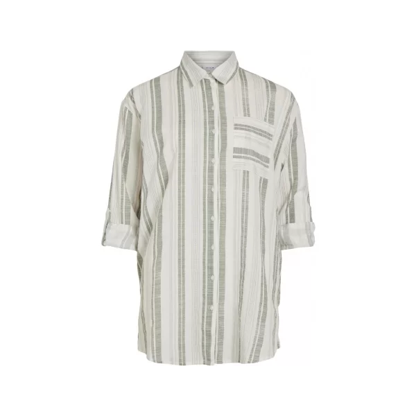 Μπλούζα Vila Shirt Etni New Long - Cloud Dancer