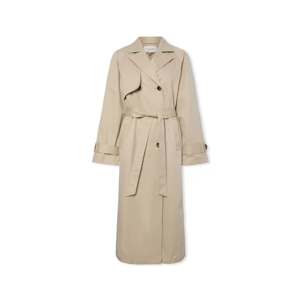 Παλτό Y.a.s YAS Plena Pleated Jacket - Brown Rice