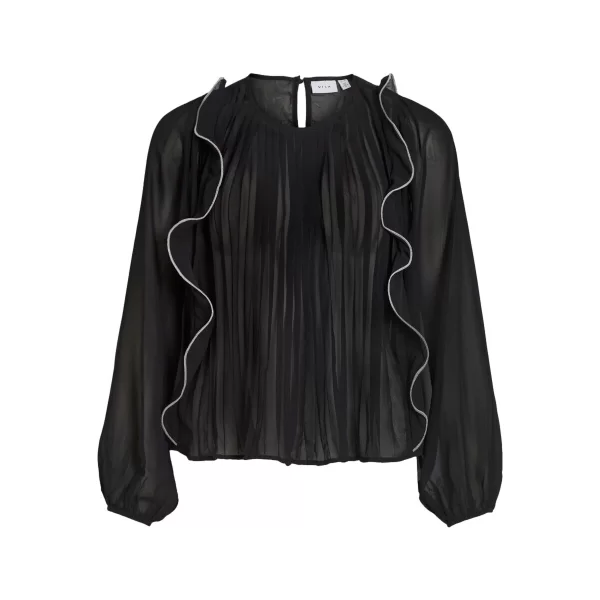 Μπλούζα Vila Top Metina L/S - Black