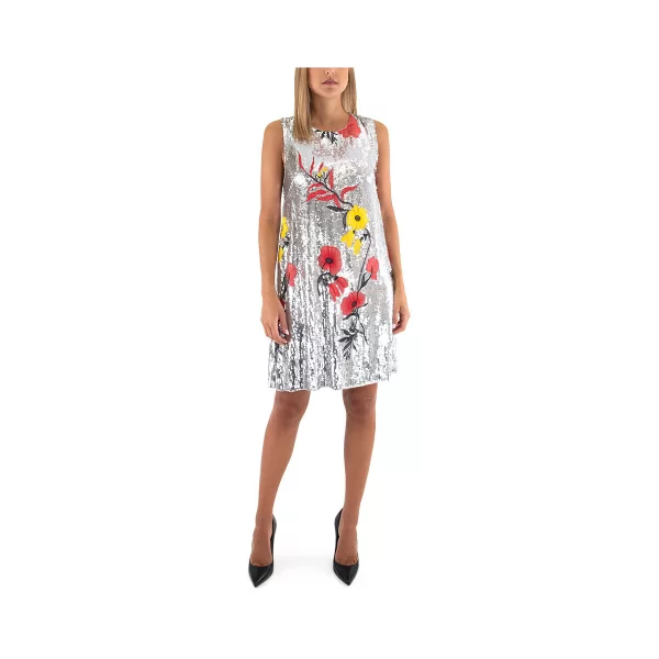 Φορέματα C.manolo SEQUINED FLORAL DRESS WOMEN MANOLO
