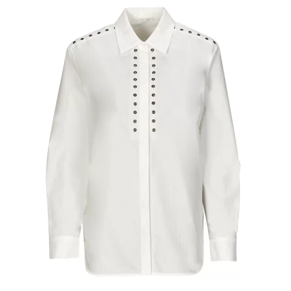 Πουκάμισα Ikks CHEMISE ML STRAIGHT COTTON