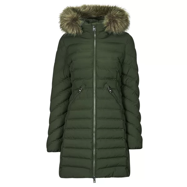Χοντρό μπουφάν Superdry FUJI HOODED MID FAUSSE FOURRURE