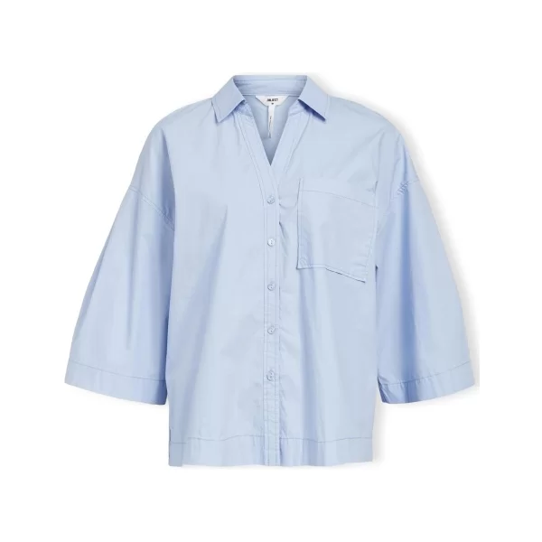 Μπλούζα Object Demi Shirt 3/4 - Brunnera Blue