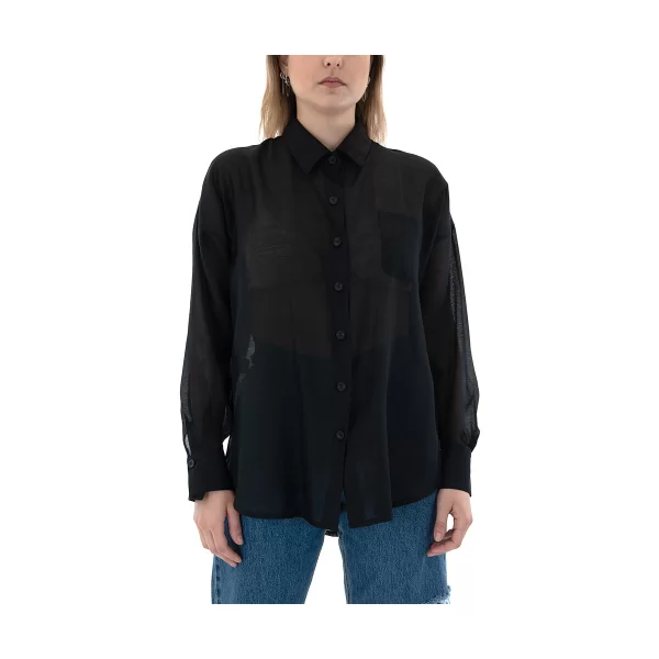 Πουκάμισα Dolce Domenica BRIANA SEE THROUGH LONGSLEEVE SHIRT WOMEN