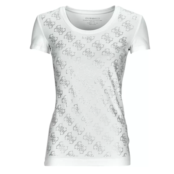 T-shirt με κοντά μανίκια Guess SS VN 4G ALLOVER TEE