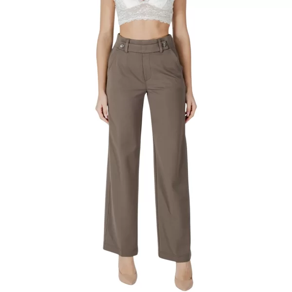 STREET ONE Παντελόνια Street One Straight Leg L32 HW belt butto 378711