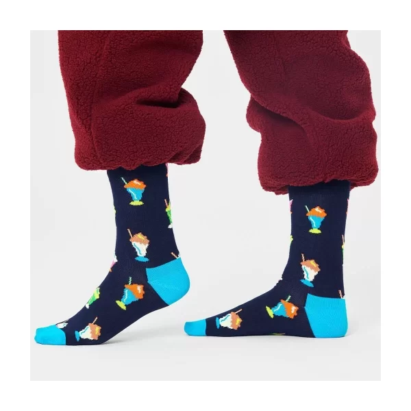 High socks Happy socks MILKSNAKE