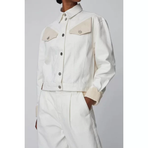 Σακάκια Stella Nova TWO-TONED COTTON JACKET