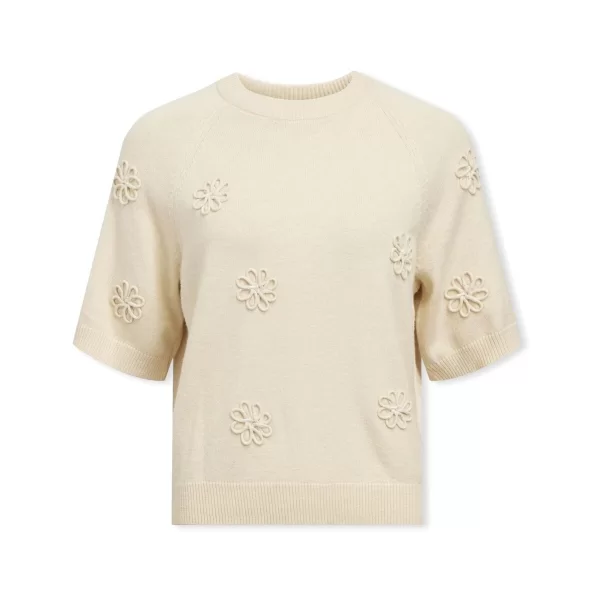 Πουλόβερ Object Laney Rubin Knit - Sandshell