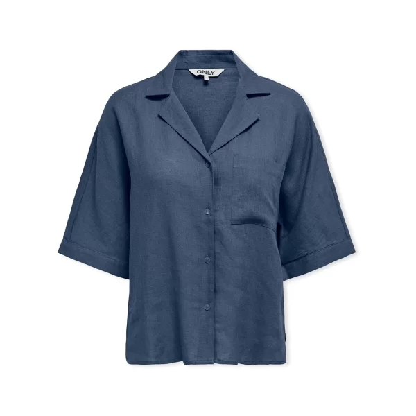 Μπλούζα Only Noos Tokyo Life Shirt - Vintage Indigo