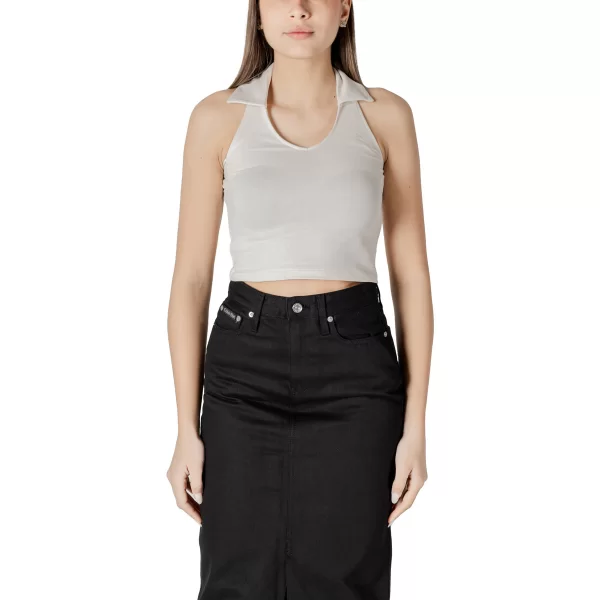 Μπλούζα Calvin Klein Jeans HALTERNECK POLO COLLAR TOP J20J225320