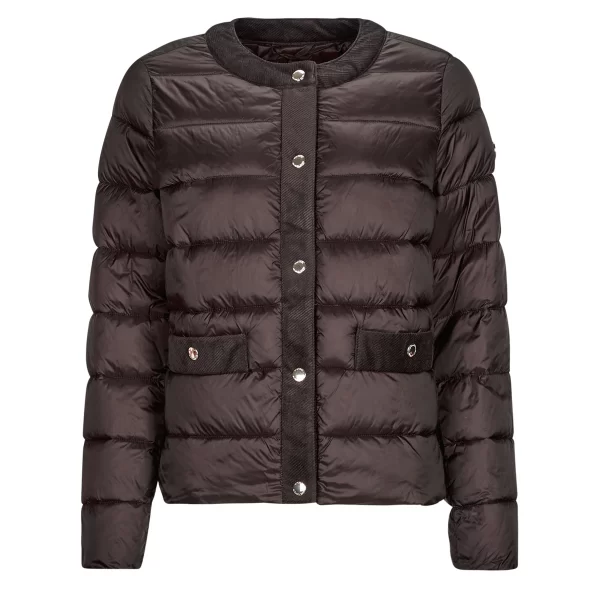 Χοντρό μπουφάν MICHAEL Michael Kors COLLARLESS PACKABLE JACKET W CORDUROY TRIM