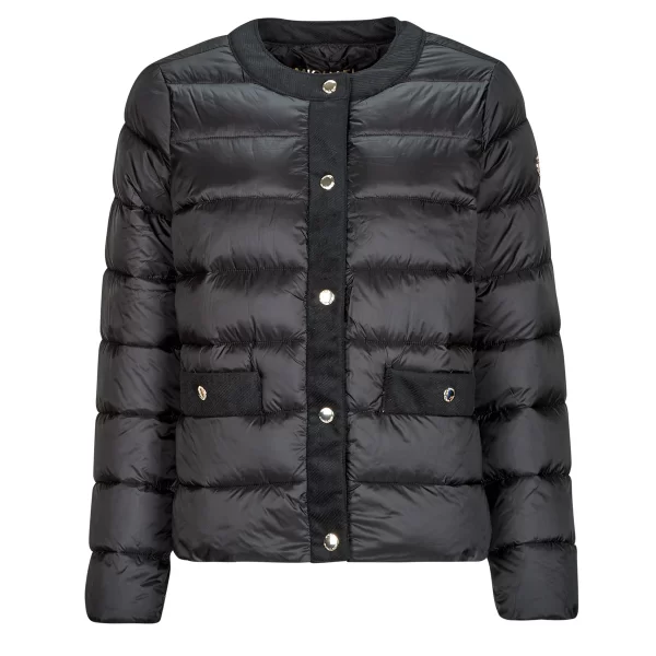 Χοντρό μπουφάν MICHAEL Michael Kors COLLARLESS PACKABLE JACKET W CORDUROY TRIM