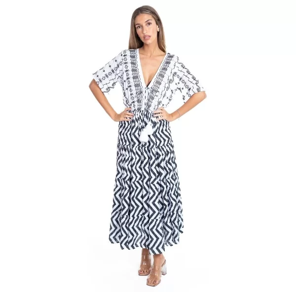 Μακριά Φορέματα Isla Bonita By Sigris Μακρύ Μίντι Φόρεμα