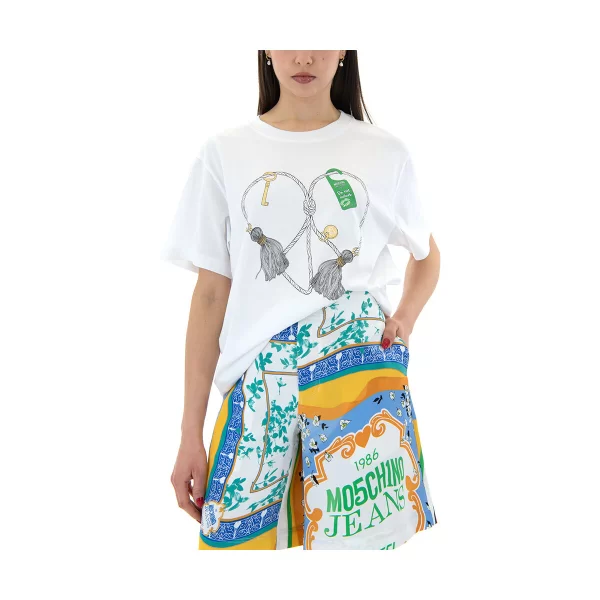 Moschino T-shirt με κοντά μανίκια Moschino T-SHIRT WOMEN JEANS