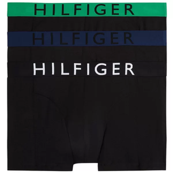 Tommy Hilfiger Εσώρουχα και μποξεράκια εγκυμοσύνης Tommy Hilfiger 3 PACK CONTRAST WAISTBAND TRUNK BOXER MEN
