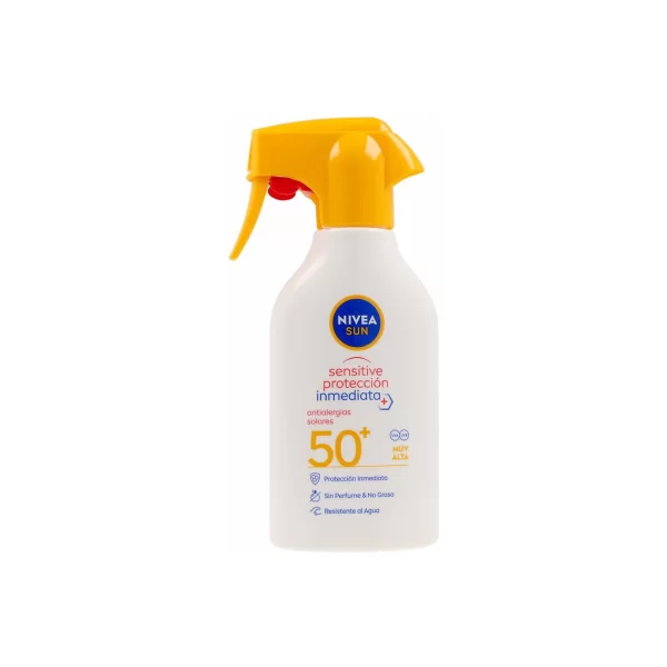αντηλιακή προστασία Nivea Sunscreen Sensitive Immediate Protection SPF50 - 270ml