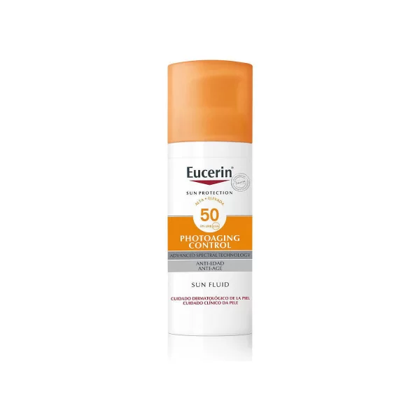 αντηλιακή προστασία Eucerin Fluid Sunscreen Photoaging Control SPF 50