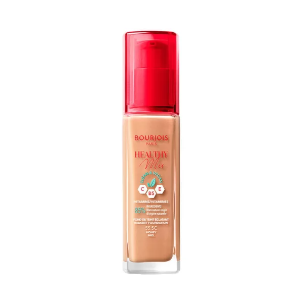 Πούδρες & Βάσεις Bourjois Radiant Foundation Healthy Mix - 555 Honey