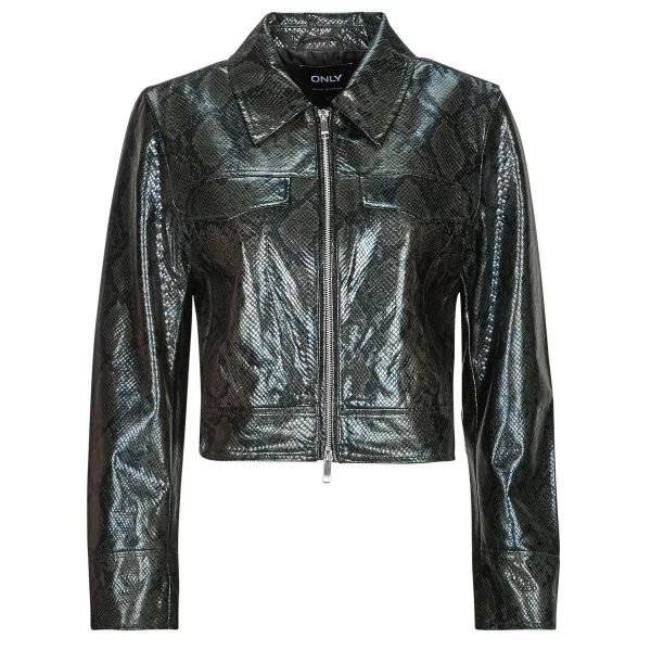 Δερμάτινο Μπουφάν Only ONLPARIS SNAKE