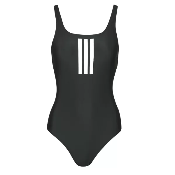 Μαγιό Ολόσωμο adidas 3-Stripes V-Back Swimsuit