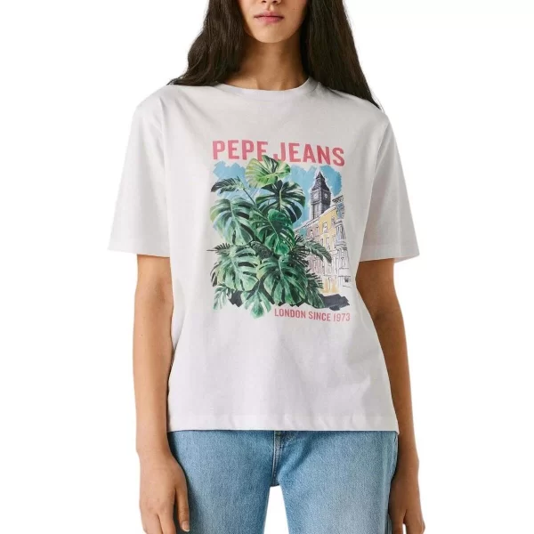 Pepe jeans T-shirt με κοντά μανίκια Pepe jeans PL5000214 800