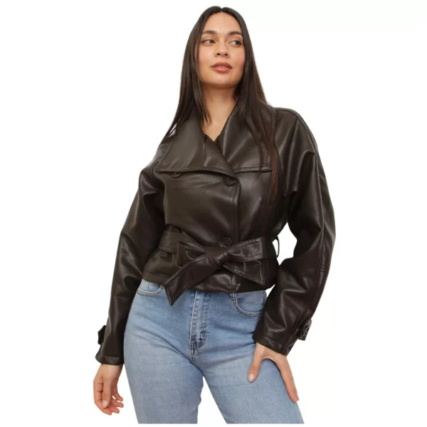 La Modeuse Δερμάτινο Μπουφάν La Modeuse 77942_P184986