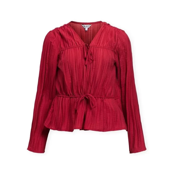 Μπλούζα Object Top Brea Re - Karanda Red