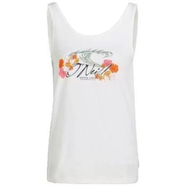 O'neill Αμάνικα/T-shirts χωρίς μανίκια O'neill Débardeur Luana Graphic blanc