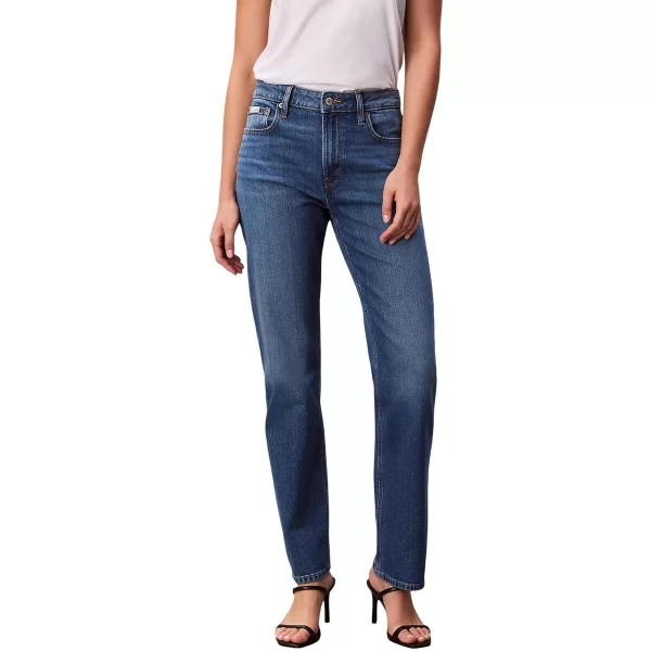 Tζιν σε ίσια γραμή Calvin Klein Jeans HIGH RISE STRAIGHT I LV047B913G