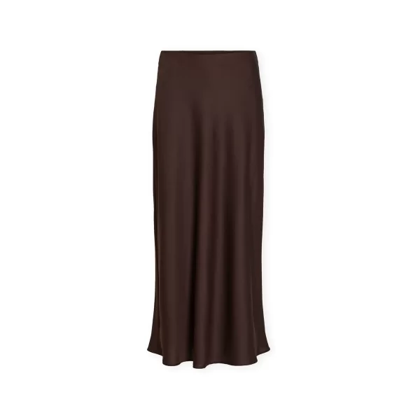 Κοντές Φούστες Vila Noos Elette Skirt - Coffee Bean