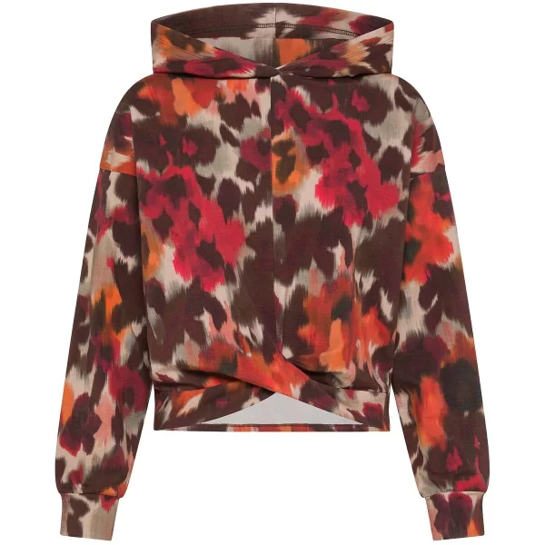 Φούτερ Deha Allover Knotted Cotton-Modal Hoodie