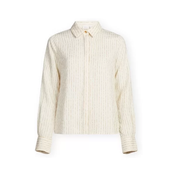 Πουκάμισα Vila Addie Shirt - Birch/Tapenade