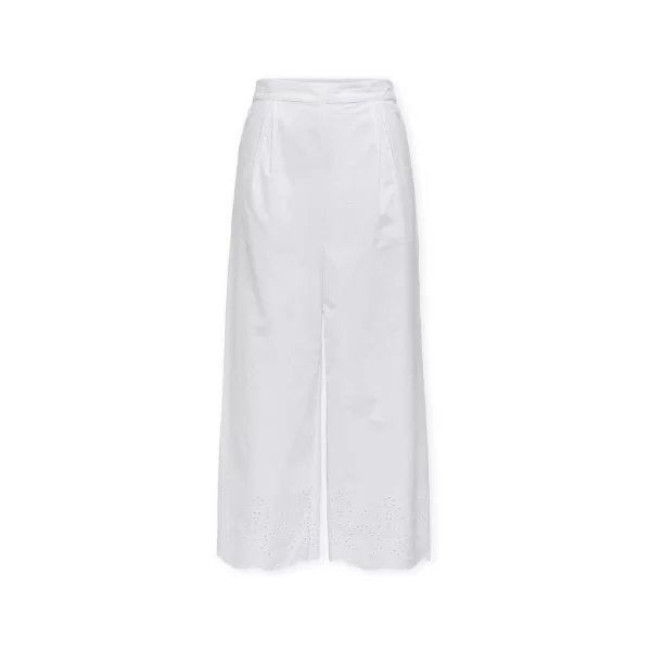 Παντελόνια Only Roxanne Long Trousers - Bright White