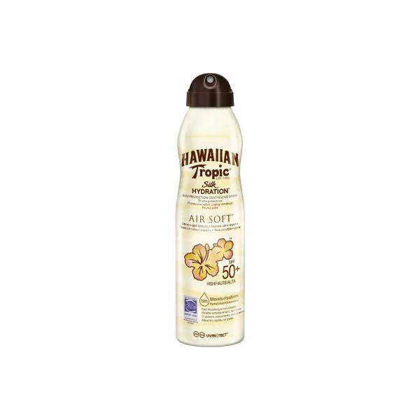 αντηλιακή προστασία Hawaiian Tropic Silk Hydration Air Soft SPF 50 Sunscreen Mist