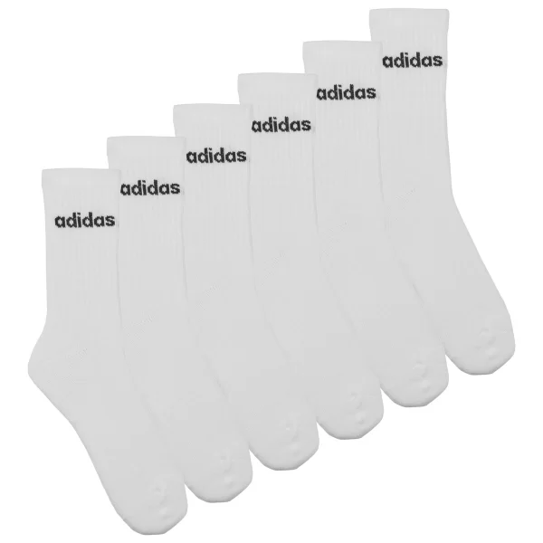 Κάλτσες adidas Linear Crew Socks Cushioned Socks 6 Pair Pack