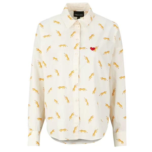 Πουκάμισα Pieces PCJANNA LS LOOSE AOP