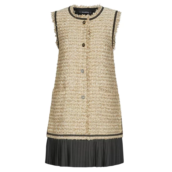 Κοντά Φορέματα Karl Lagerfeld BOUCLE SLEEVELESS DRESS