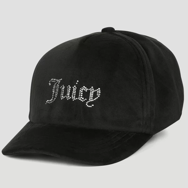 Κασκέτο Juicy Couture Velour Diamante Baseball Cap
