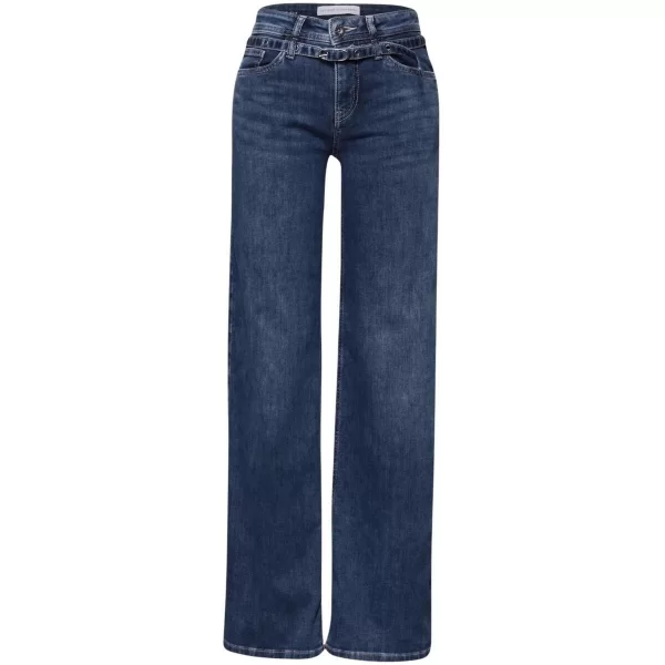 φαρδιά / καμπάνα Street One Style Emee Wide Leg,mw,mid blue 380535