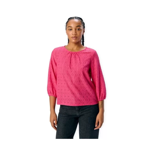 Μπλούζα Object Noos Top Laila 3/4 - Raspberry Sorbet