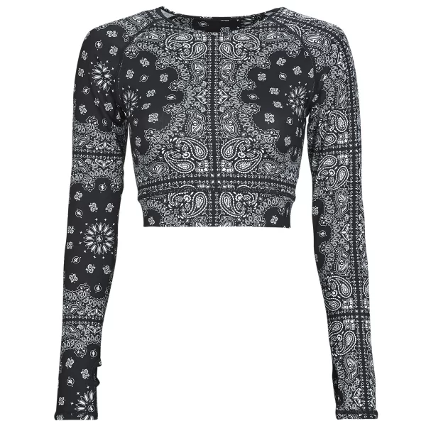 Μπλουζάκια με μακριά μανίκια ARIZONA LOVE THE CROPPED TOP YOGA