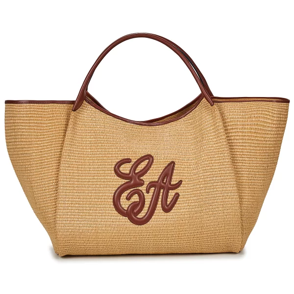 Τσάντες ώμου Emporio Armani SHOPPING STRAW L