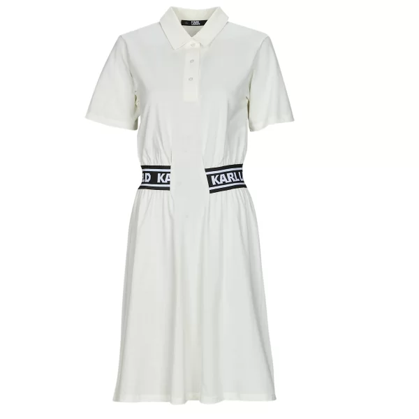 Κοντά Φορέματα Karl Lagerfeld PIQUE POLO DRESS