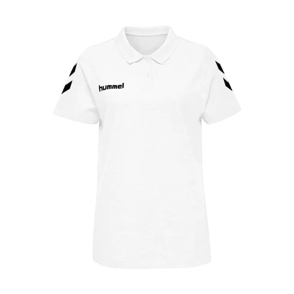 Πόλο με κοντά μανίκια hummel Polo Go Cotton blanc