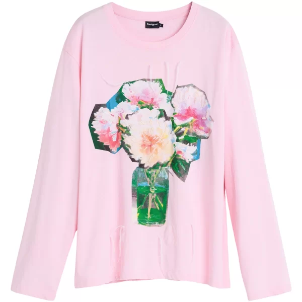 Μπλουζάκια με μακριά μανίκια Desigual REPRIS_TS_ABROATH 26SWTKX4