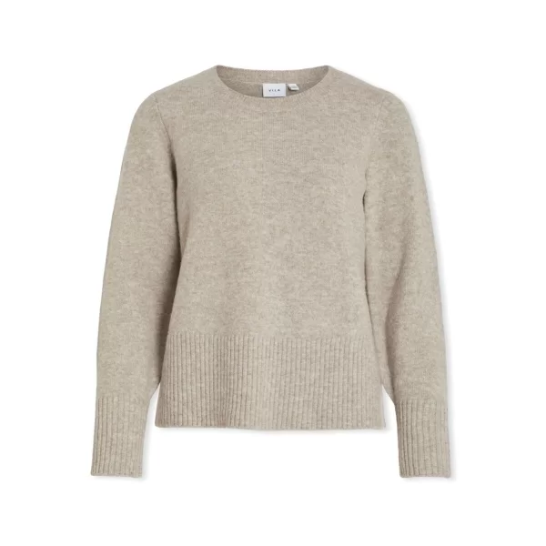 Πουλόβερ Vila Primia Knit - Natural Melange